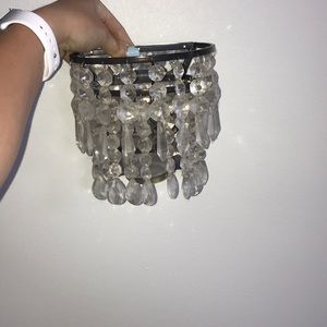 Chandelier candle holder wall mount